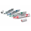 Set di pennarelli per lavagna bianca Pentel Maxiflo Flex-Feel, colori misti, 2,0 - 5,0 mm, 4 pezzi