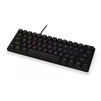 KRUX Qara tastiera meccanica da gaming 60%, Outemu Red, nero, KRX0137