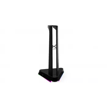 KRUX Rivt supporto per cuffie con illuminazione RGB, nero (KRXG003)
