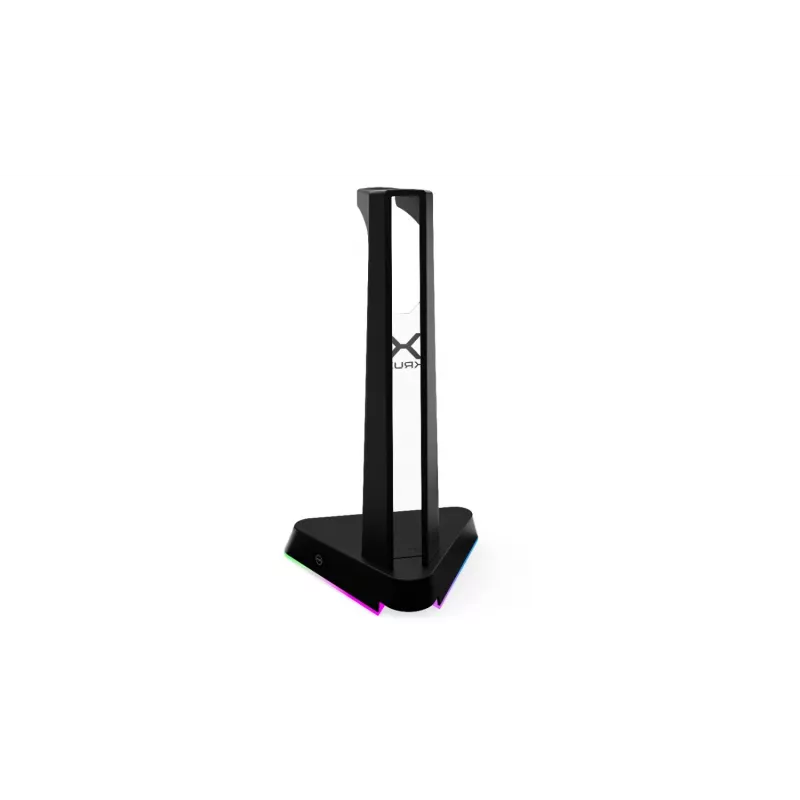 KRUX Rivt supporto per cuffie con illuminazione RGB, nero (KRXG003)