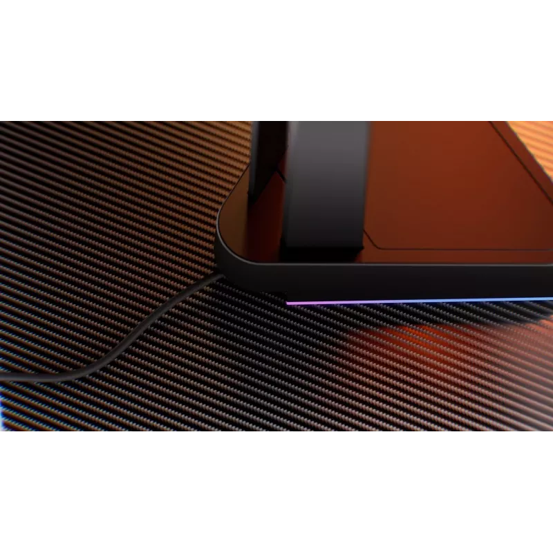 KRUX Rivt supporto per cuffie con illuminazione RGB, nero (KRXG003)