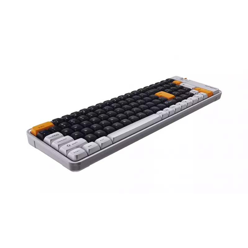 KRUX Zyro 96% tastiera meccanica Gateron Yellow PRO RGB tri-mode nero