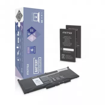 MITSU Batteria ricaricabile per Dell Latitude 7390, 7490, 5800 mAh (44Wh) 7,6 Volt