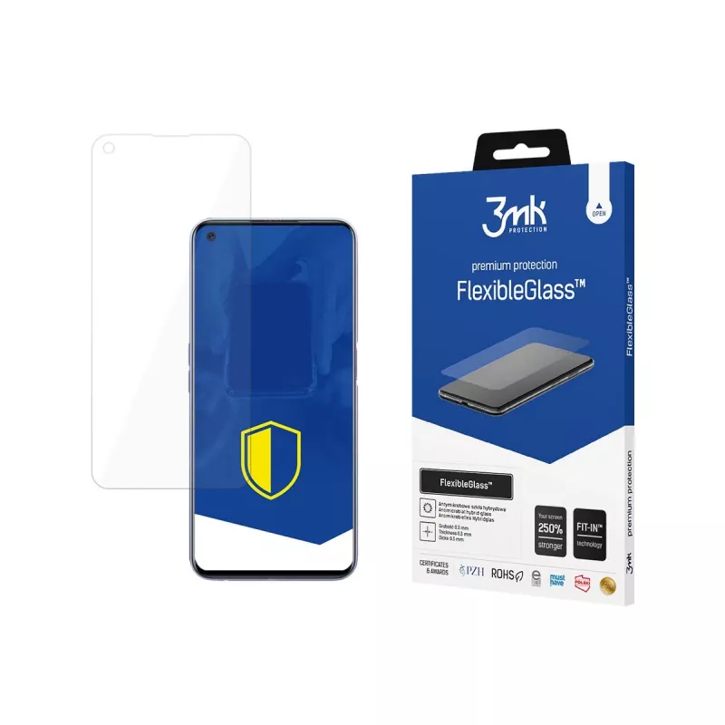 3MK FlexibleGlass pellicola protettiva per Realme GT 5G, confezione da 1