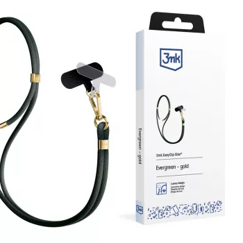Cordino per telefono 3mk EasyClip Elite, Evergreen Gold