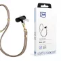 Cordino per telefono 3mk EasyClip Elite, nylon/lega di zinco, Taupe (Gold)