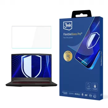3MK PROTECTION Pellicola protettiva in vetro ibrido per MSI Bravo 15 15,6