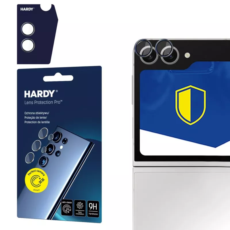 3MK PROTECTION Samsung Galaxy Z Flip 6 - HARDY Lens Protection Pro nero