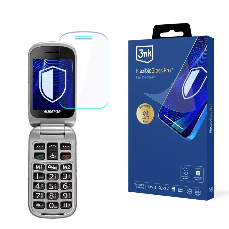 3MK PROTECTION Aligator V650 Senior Pellicola protettiva FlexibleGlass Pro