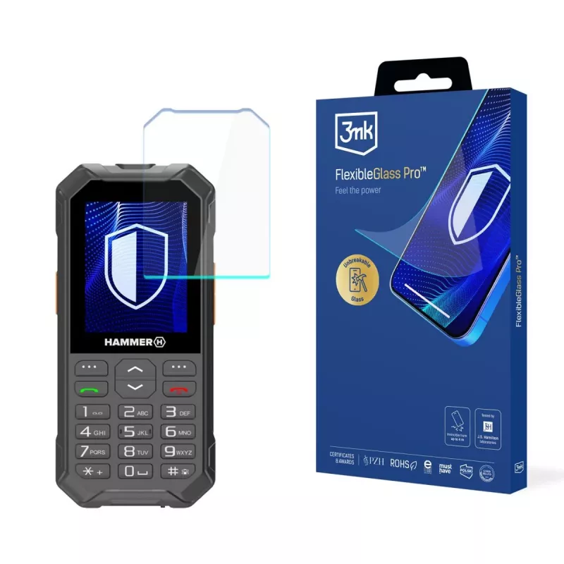 myPhone Hammer 6 - 3mk FlexibleGlass Pro pellicola protettiva in vetro ibrido