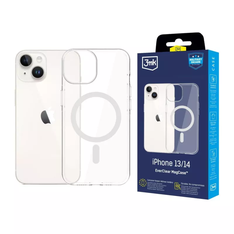 Apple iPhone 13/14 - 3mk EverClear MagCase trasparente