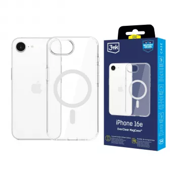 Apple iPhone 16E 3mk EverClear MagCase cover posteriore trasparente