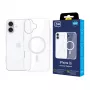 3MK EverClear MagCase cover posteriore per Apple iPhone 16 - cristallo trasparente