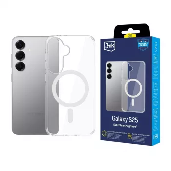 3MK EverClear MagCase per Samsung Galaxy S25 - trasparente