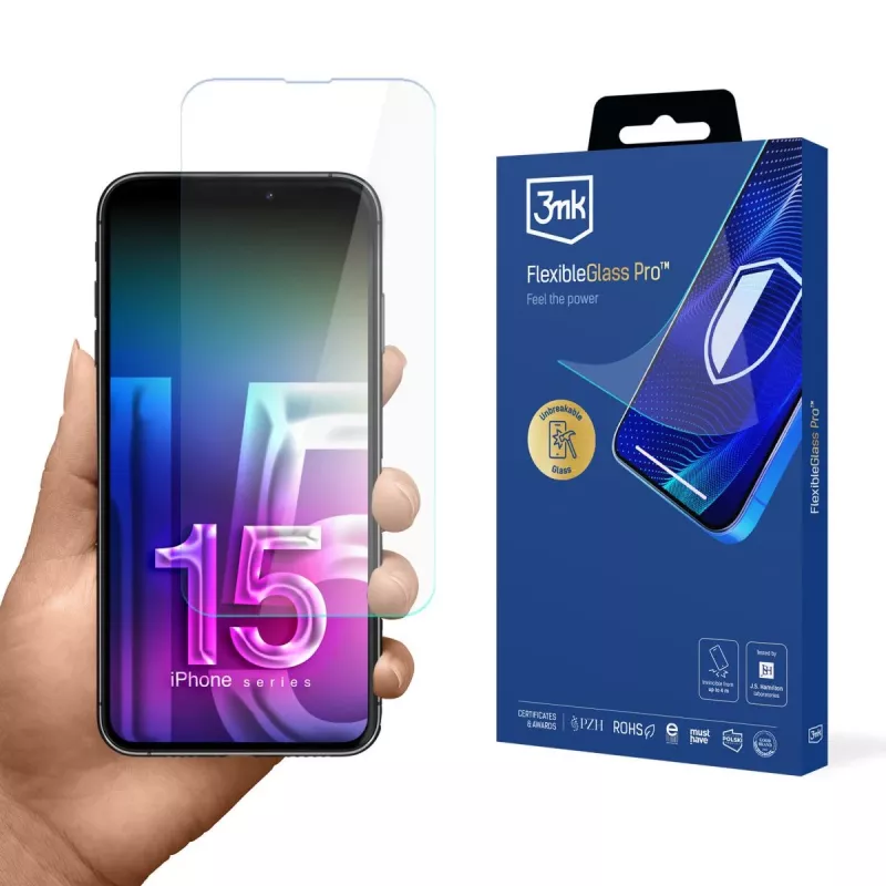 3MK FlexibleGlass Pro pellicola protettiva per schermo per Apple iPhone 15 Pro