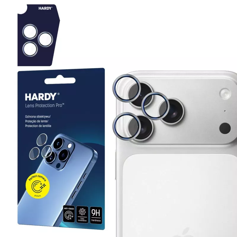 3MK HARDY Lens Protection per Apple iPhone 17 Pro / 17 Pro Max - Titanium Gray