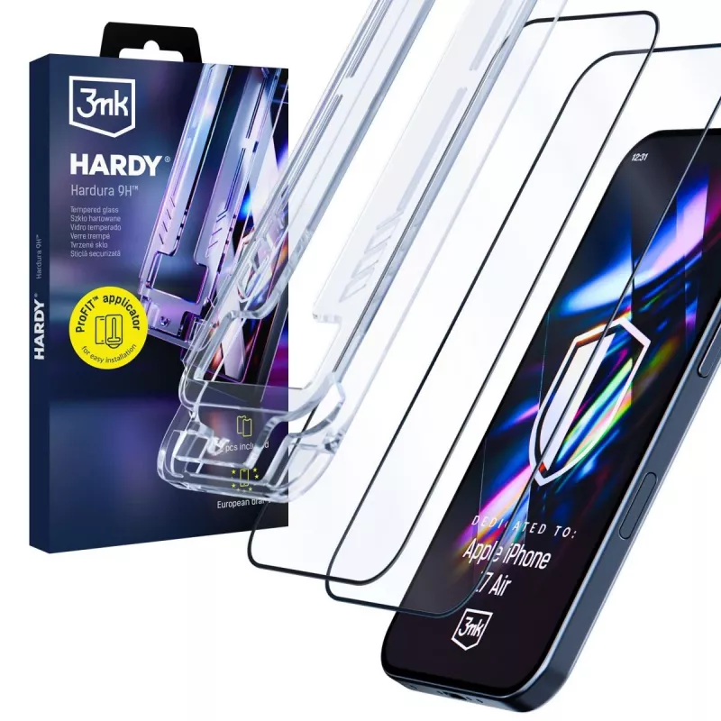 3MK PROTECTION Apple iPhone Air - 3mk Hardy Hardura 9H pellicola protettiva per display