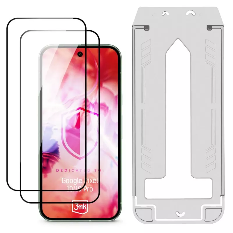 3MK PROTECTION Google Pixel 10/10 Pro - 3mk Hardy Hardura 9H pellicola protettiva per display in vetro temperato