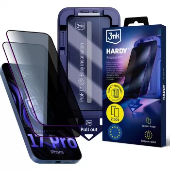 3MK PROTECTION Apple iPhone 17 Pro - 3mk Hardy Privzone 9H pellicola protettiva privacy