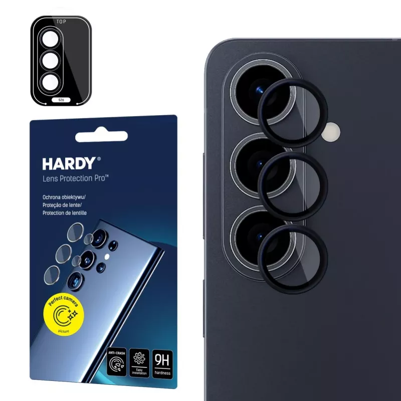 3mk Hardy Lens Protection Pro nero per Samsung Galaxy S26