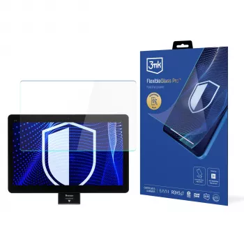 3MK PROTECTION Newland NQuire 1500 Mobula II pellicola protettiva FlexibleGlass Pro (10,1 pollici, vetro ibrido, 7H, 0,3 mm, oleofobica, anti-impronta, antigraffio, anti-scheggiatura, bordi arrotondati, installazione a secco, senza bolle, 1 confezione)