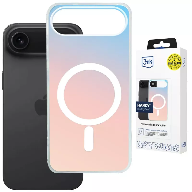 3MK PROTECTION Apple iPhone Air - Custodia 3mk Hardy PrisMag nera