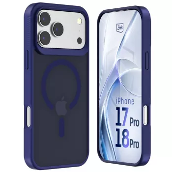 3MK PROTECTION Apple iPhone 17 Pro Max Hardy Hazy MagCase blu