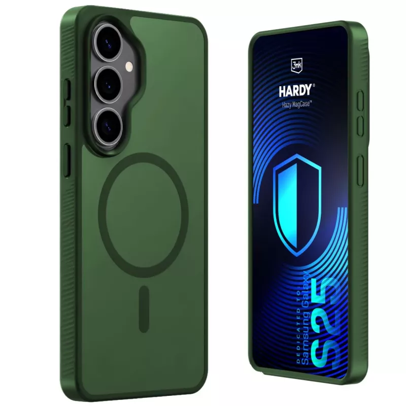 3MK PROTECTION Samsung Galaxy S25 - 3mk Hardy Hazy MagCase verde