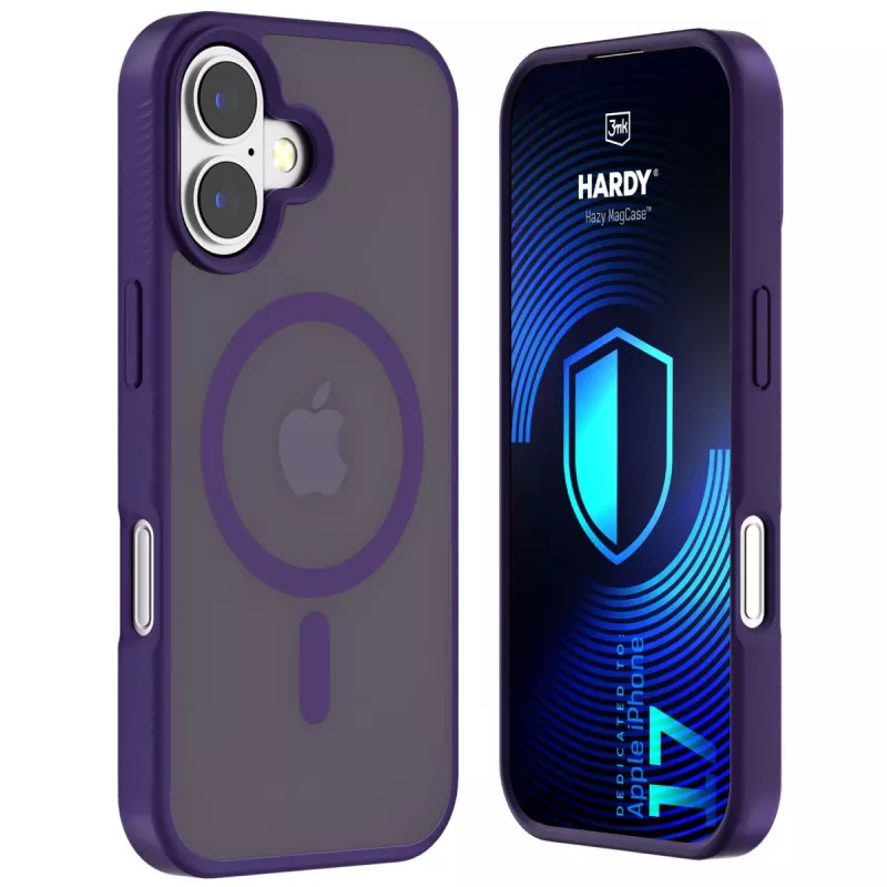3MK Hardy Hazy MagCase per Apple iPhone 17, viola
