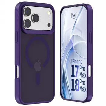 3MK PROTECTION Apple iPhone 17 Pro Max Hardy Hazy MagCase cover posteriore viola