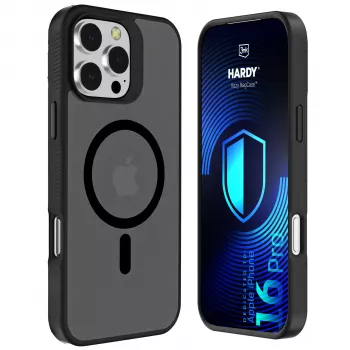 3MK PROTECTION Apple iPhone 16 Pro - 3mk Hardy Hazy MagCase nero
