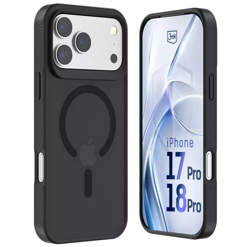 3MK PROTECTION Apple iPhone 17 Pro - 3mk Hardy Hazy MagCase nero