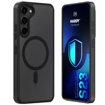 3MK PROTECTION Samsung Galaxy S23 5G Hardy Hazy MagCase nero