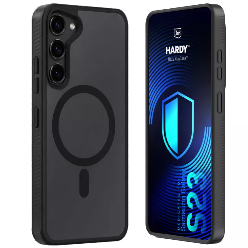 3MK PROTECTION Samsung Galaxy S23 5G Hardy Hazy MagCase nero