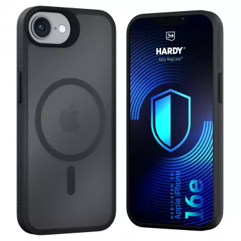 3MK PROTECTION Apple iPhone 16E/ iPhone 17E - 3mk Hardy Hazy MagCase nero