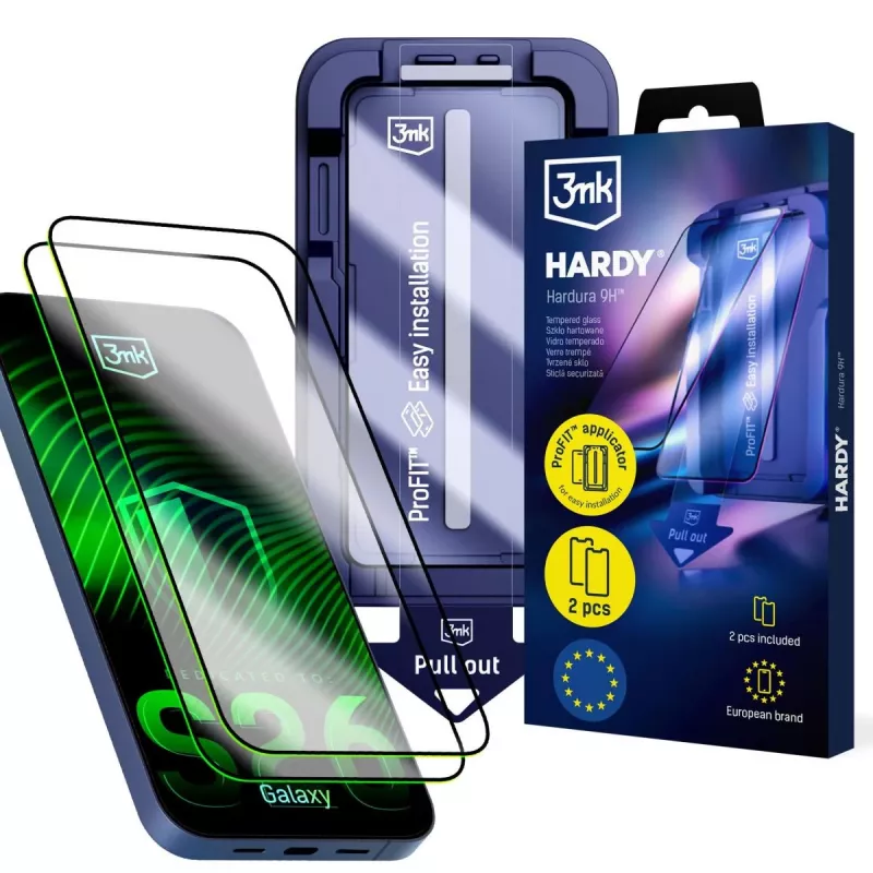 3MK PROTECTION Samsung Galaxy S26 - 3mk Hardy Hardura 9H Tempered Glass Screen Protector