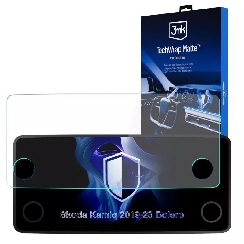 3MK PROTECTION Skoda Kamiq Bolero 2019-23 - 3mk TechWrap Matte Center Display Screen Protector