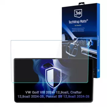 3MK PROTECTION TechWrap Matte Screen Protector per VW Golf VIII 2024- 12,9 pollici Center Display