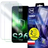 3MK PROTECTION Samsung Galaxy S26 - 3mk Hardy ARC+ pellicola protettiva (confezione da 2)