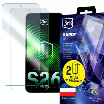 3MK PROTECTION Samsung Galaxy S26 - 3mk Hardy ARC+ pellicola protettiva (confezione da 2)