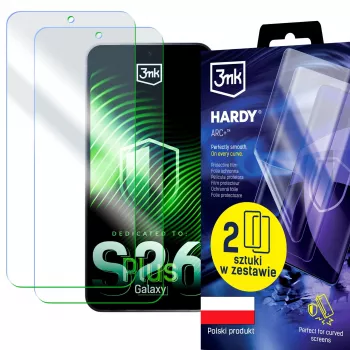 3MK PROTECTION Samsung Galaxy S26+ - 3mk Hardy ARC+ pellicola protettiva (confezione da 2)