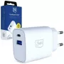 Caricabatterie 3MK 25W USB-A USB-C PD QC4+ FlowPower bianco