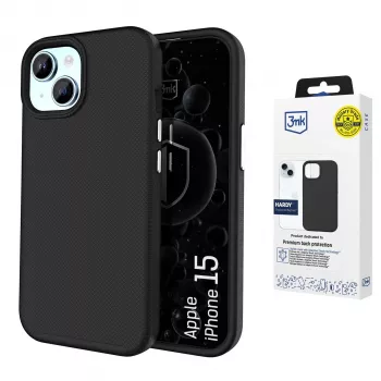 3MK PROTECTION Apple iPhone 15 Hardy Shockproof MagCase cover posteriore trasparente