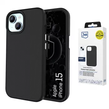 3MK PROTECTION Apple iPhone 15 Hardy Shockproof MagCase cover posteriore trasparente