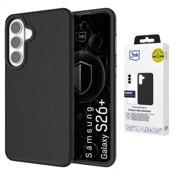 3MK PROTECTION Samsung Galaxy S26+ - 3mk Hardy Shockproof MagCase, nero