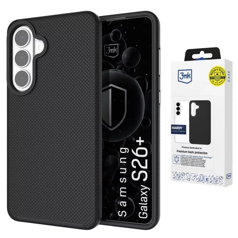 3MK PROTECTION Samsung Galaxy S26+ - 3mk Hardy Shockproof MagCase, nero