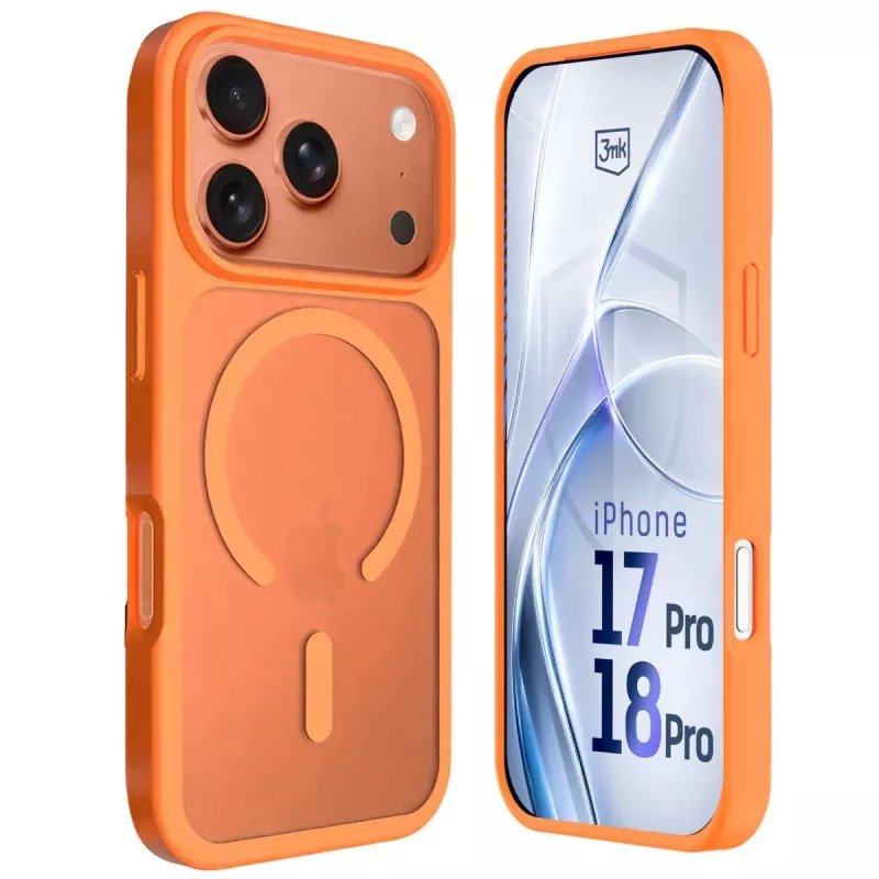 3MK PROTECTION Apple iPhone 17 Pro - 3mk Hardy Hazy MagCase arancione