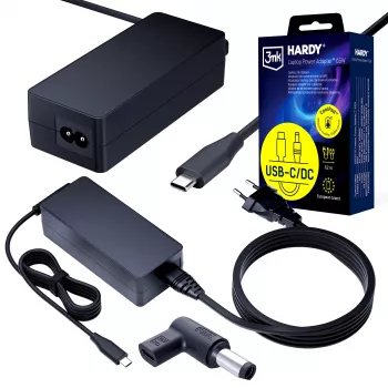 3MK PROTECTION 3mk HARDY alimentatore per laptop 65W per Dell 20V USB-C/DC 7,4 x 5,0