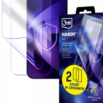 3MK PROTECTION Poco X8 Pro Max Hardy ARC+ pellicola protettiva per display (confezione da 2) - pellicola in poliuretano flessibile, autorigenerante, ammortizzante