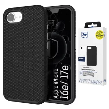 Apple iPhone 16E/ iPhone 17E - 3mk Hardy Shockproof MagCase, trasparente